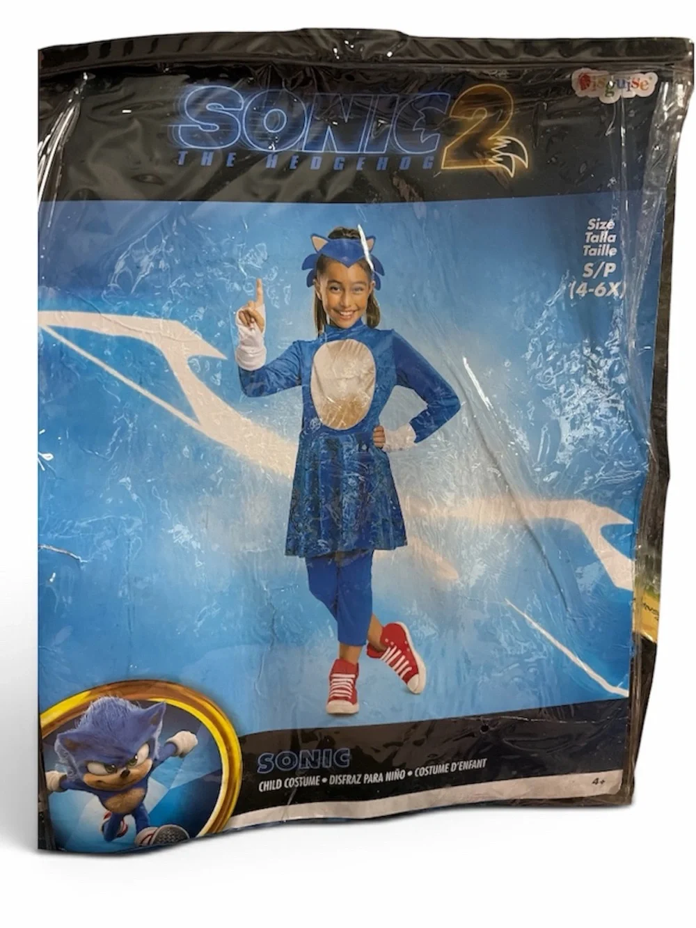Sonic the Hedgehog Costume for Girls, Official Sonic Movie Costume